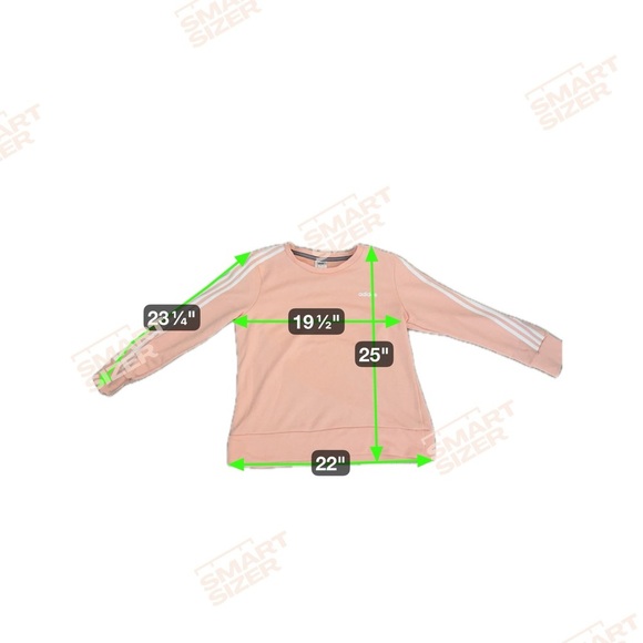Adidas Climalite Pink Long Sleeve Sweatshirt Women’s Large 3Stripes Crewneck - Picture 14 of 14